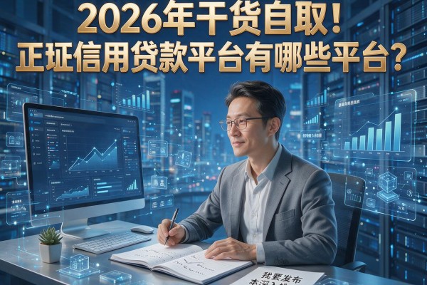 2026年干货自取!正规信用贷款平台有哪些平台?本文为您深入挑选!