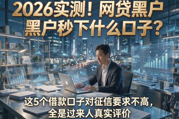 2026实测!网贷黑户秒下什么口子?这5个借款口子对征信要求不高,全是过来人真实评价!