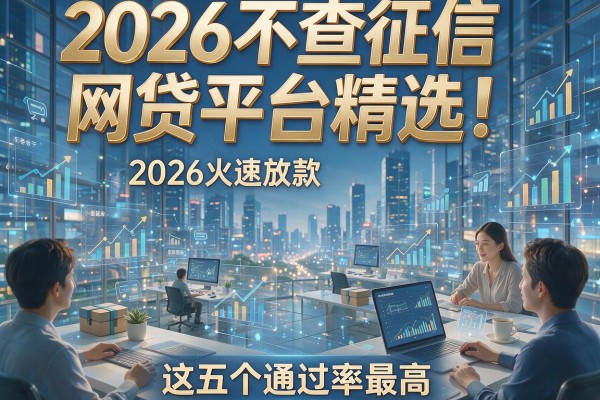 2026不查征信网贷平台精选!2026火速放款,这五个通过率最高
