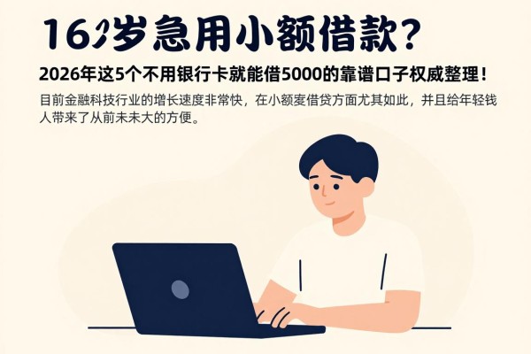 16岁急用小额借款？2026年这5个不用银行卡就能借5000的靠谱口子权威整理！
