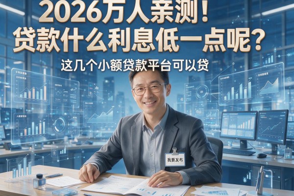 2026万人亲测!贷款什么利息低一点呢?这几个小额贷款平台可以贷