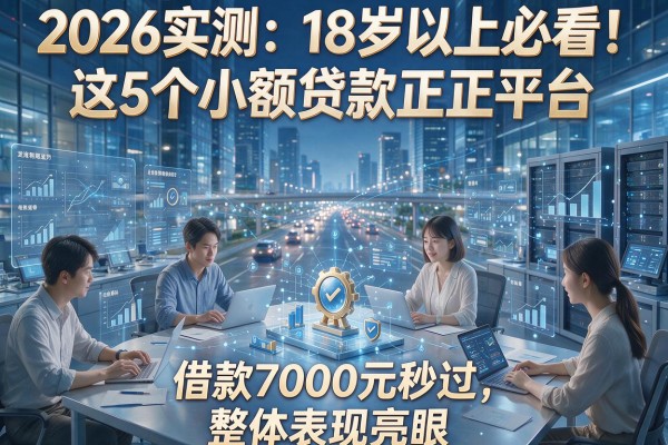 2026实测:18岁以上必看!这5个小额贷款正规平台,借款7000元秒过、整体表现亮眼