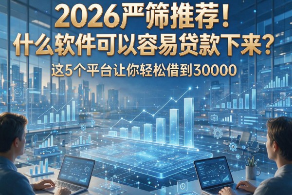2026严筛推荐！什么软件可以容易贷款下来？这5个平台让你轻松借到30000