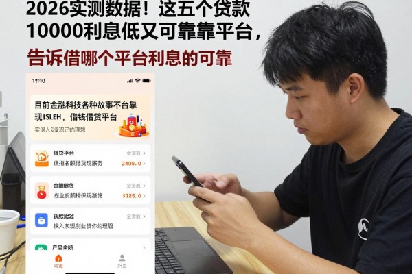 2026实测数据！这五个贷款10000利息低又可靠的平台，告诉你借钱哪个平台利息最低的可靠