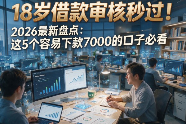 18岁借款审核秒过!2026最新盘点:这5个容易下款7000的口子必看