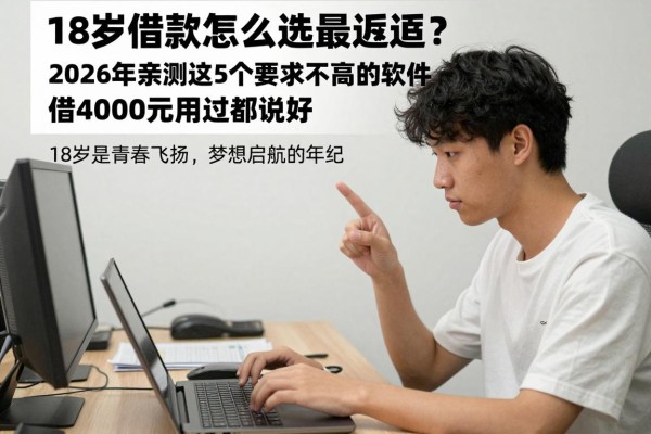 18岁借款怎么选最合适?2026年亲测这5个要求不高的软件,借4000元用过都说好