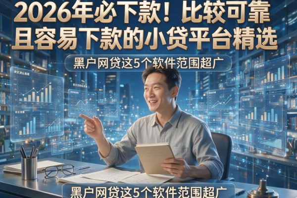 2026年必下款!比较可靠且容易下款的小贷平台精选,黑户网贷这5个软件范围超广