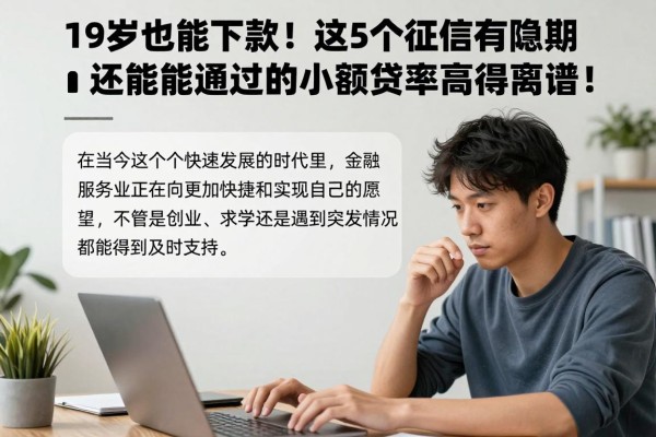 19岁也能下款!这5个征信有逾期还能通过的小额贷款软件,2026年通过率高得离谱!