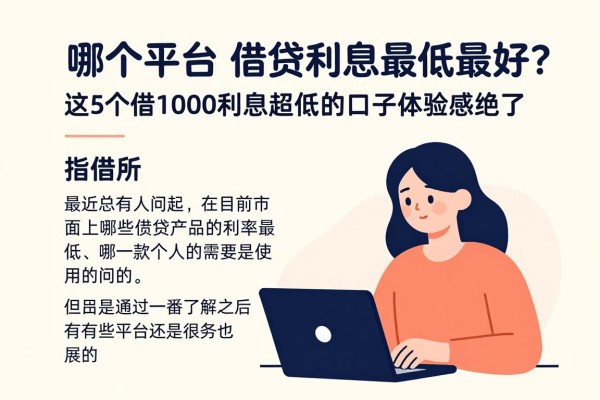 2026年亲测:哪个平台借贷利息最低最好?这5个借1000利息超低的口子体验感绝了