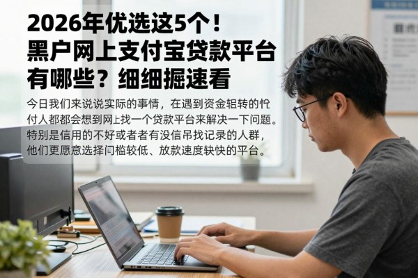 2026年优选这5个!黑户网上支付宝贷款平台有哪些?细致挖掘速看