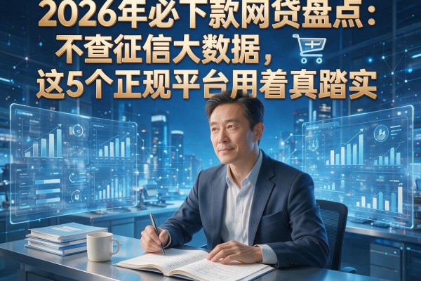 2026年必下款网贷盘点:不查征信大数据,这5个正规平台用着真踏实!