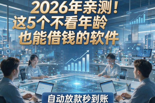 2026年亲测！这5个不看年龄也能借钱的软件，自动放款秒到账