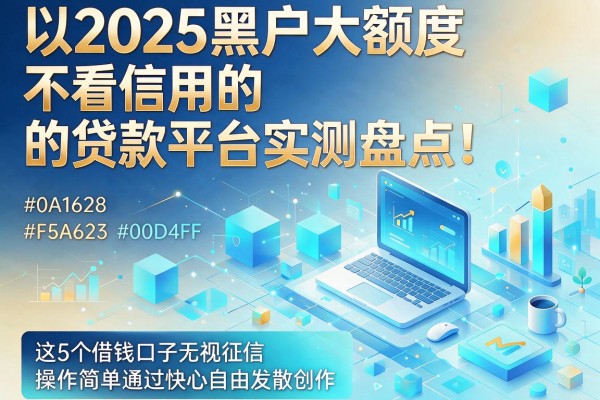 2025黑户大额度不看信用的贷款平台实测盘点！这5个借钱口子无视征信、操作简单通过快
