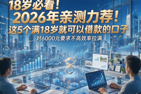 18岁必看!2026年亲测力荐:这5个满18岁就可以借款的口子,对6000元要求不高效率拉满