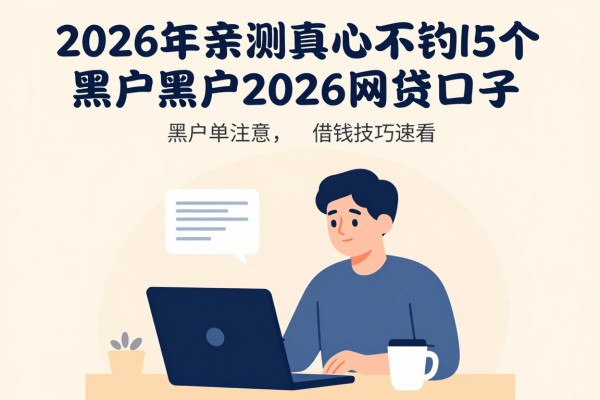 2026年亲测真心不错的5个黑户黑户2026网贷口子,黑户借款500借钱技巧速看