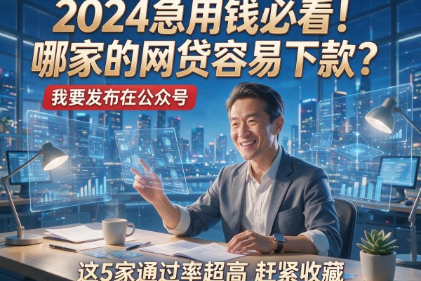 2024急用钱必看!哪家的网贷容易下款?这5家通过率超高赶紧收藏!