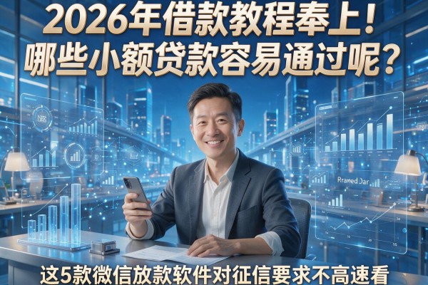 2026年借款教程奉上!哪些小额贷款容易通过呢?这5款微信放款软件对征信要求不高速看