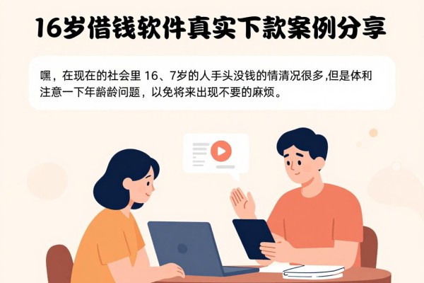 16岁借钱软件真实下款案例分享!2026年这5个平台秒到账
