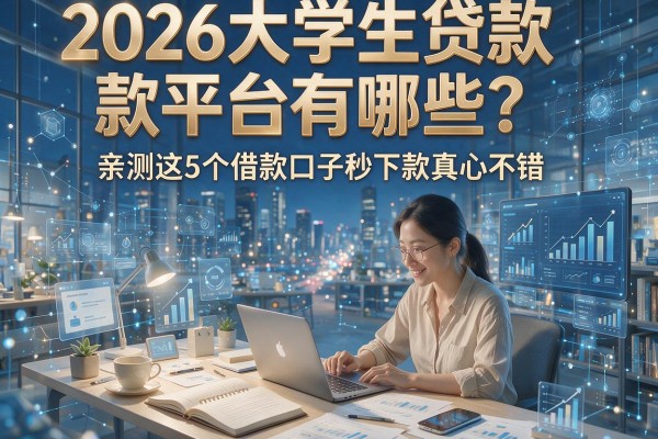 2026大学生贷款平台有哪些?亲测这5个借款口子秒下款真心不错