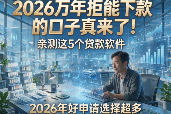 2026万年拒能下款的口子真来了！亲测这5个贷款软件，2026年好申请选择超多！