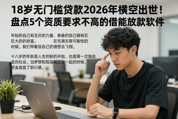 18岁无门槛贷款2026年横空出世!盘点5个资质要求不高的借钱能放款软件