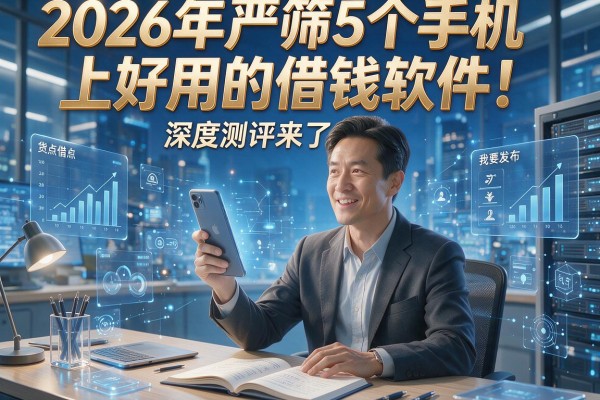 2026年严筛5个手机上好用的借钱软件!深度测评来了