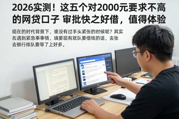 2026实测!这五个对2000元要求不高的网贷口子,审批快又好借,值得体验!