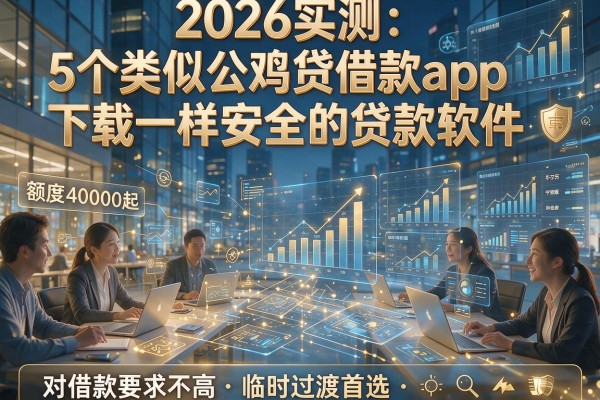 2026实测:5个类似公鸡贷借款app下载一样安全的贷款软件,额度40000起、对借款要求不高,临时过渡首选!