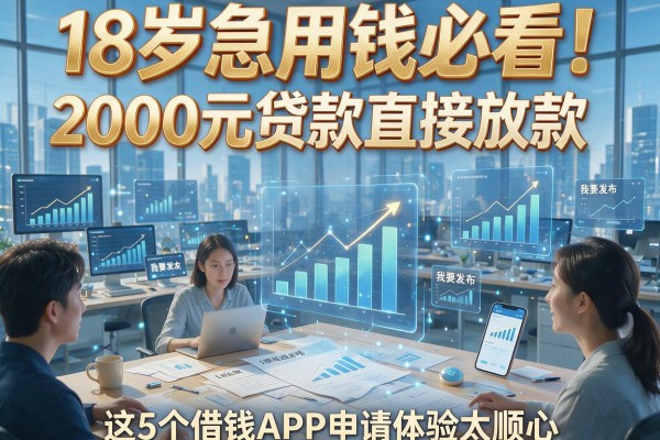 18岁急用钱必看!2000元贷款直接放款,这5个借钱APP申请体验太顺心