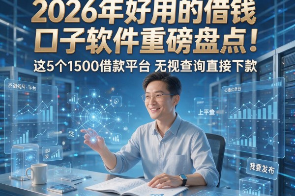 2026年好用的借钱口子软件重磅盘点！这5个1500借款平台无视查询直接下款