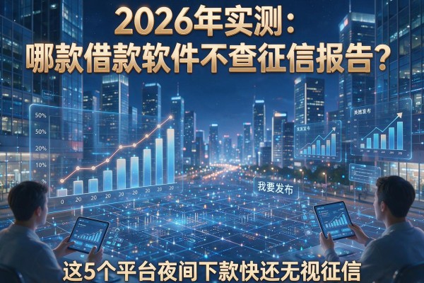 2026年实测:哪款借款软件不查征信报告?这5个平台夜间下款快还无视征信!