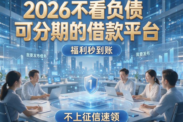 2026不看负债可分期的借款平台,福利秒到账,不上征信速领