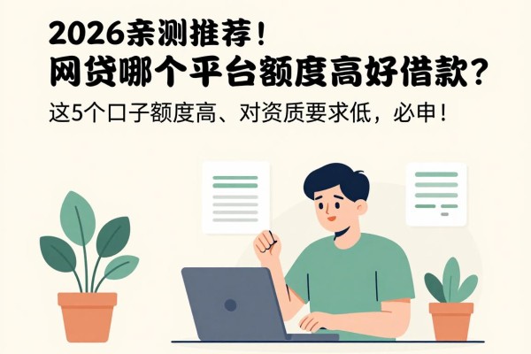 2026亲测推荐!网贷哪个平台额度高好借款?这5个口子额度高、对资质要求低,必申!