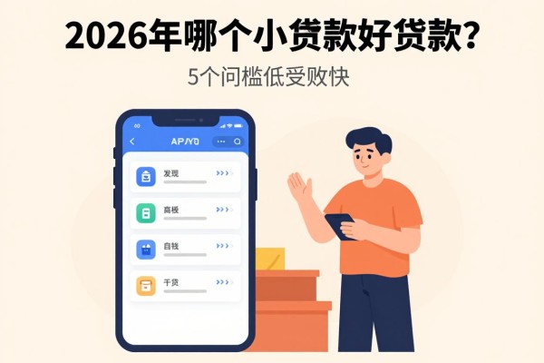 2026年哪个小额贷款好贷款？精选5个门槛低到账快的小额借款APP