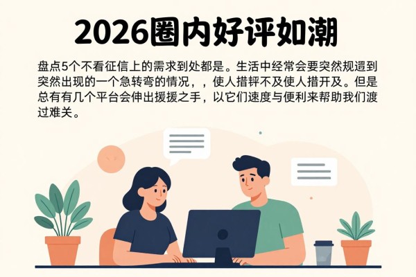 2026圈内好评如潮！盘点5个不看征信、对征信要求不高还能快速放款的借款口子
