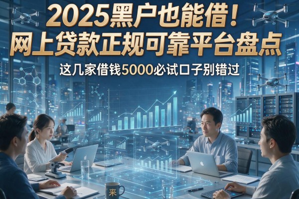 2025黑户也能借！网上贷款正规可靠平台盘点，这几家借钱5000必试口子别错过