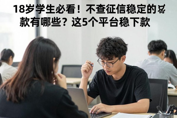 18岁学生必看！不查征信稳定的贷款有哪些？这5个平台稳下款