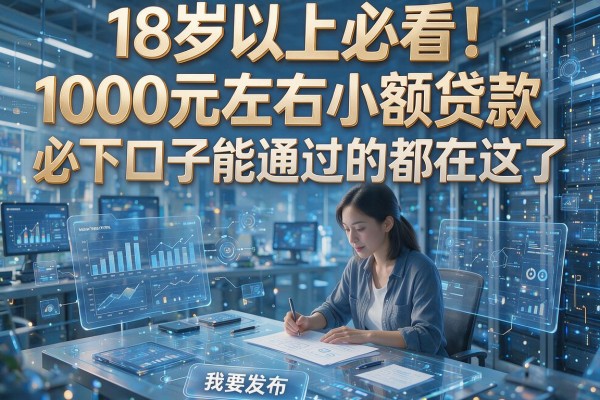18岁以上必看!1000元左右小额贷款必下口子能通过的都在这了