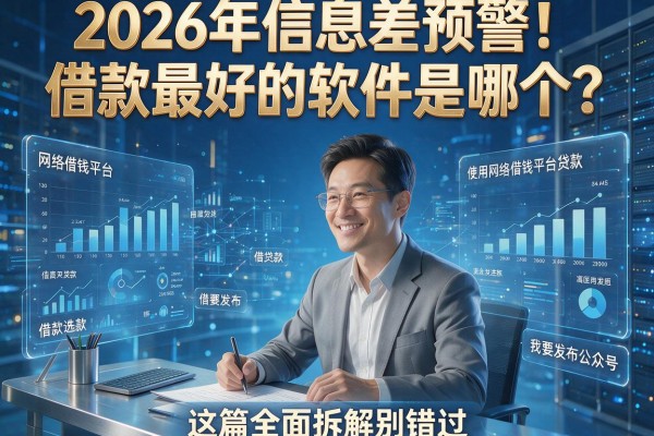 2026年信息差预警！借款最好的软件是哪个？这篇全面拆解别错过