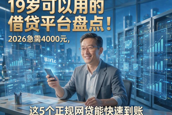 19岁可以用的借贷平台盘点!2026急需4000元,这5个正规网贷能快速到账