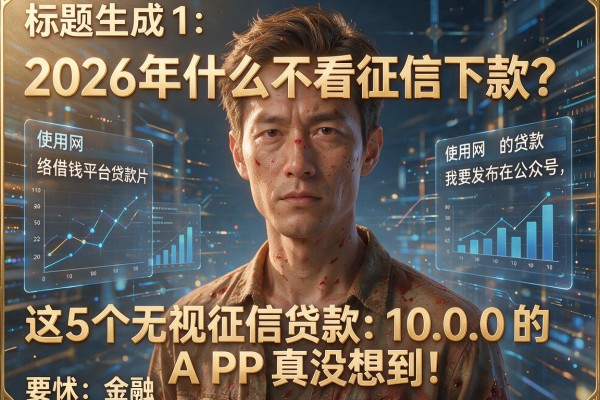 2026年什么不看征信下款?这5个无视征信贷款1000的APP真没想到!