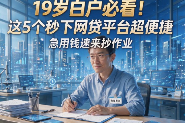 19岁白户必看!这5个秒下网贷平台超便捷,急用钱速来抄作业!