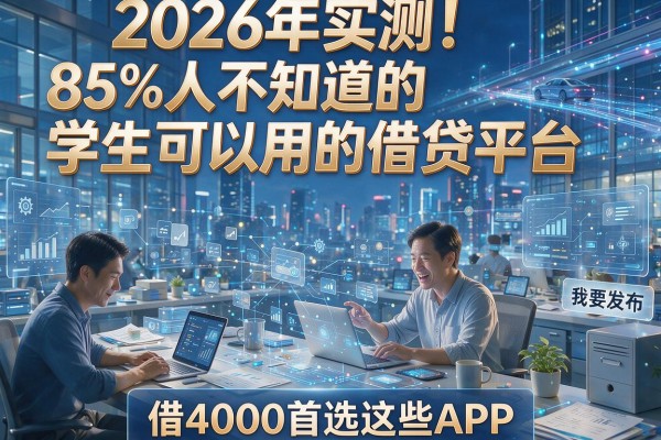 2026年实测!85%人不知道的学生可以用的借贷平台,借4000首选这些APP