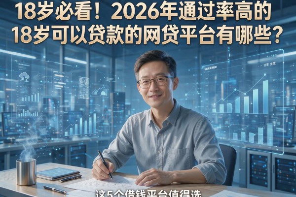 18岁必看！2026年通过率高的18岁可以贷款的网贷平台有哪些？这5个借钱平台值得选！