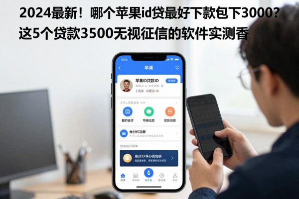 2024最新!哪个苹果id贷最好下款包下3000?这5个贷款3500无视征信的软件实测真香!