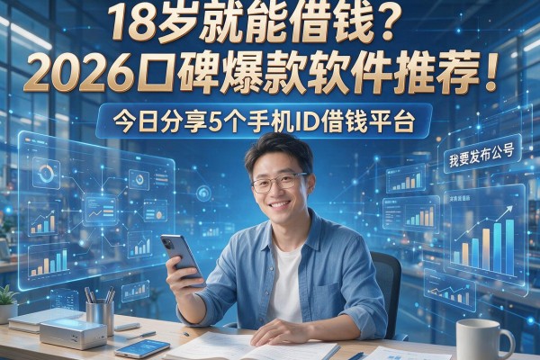 18岁就能借钱?2026口碑爆款软件推荐!今日分享5个手机ID借钱平台