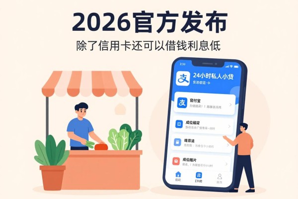 2026官方发布!除了信用卡还可以借钱利息低,专业搜集五个支付宝24小时私人小贷