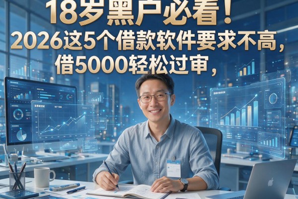 18岁黑户必看!2026这5个借款软件要求不高,借5000轻松过审