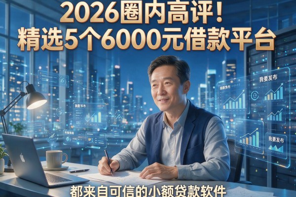 2026圈内高评!精选5个6000元借款平台,都来自可信的小额贷款软件