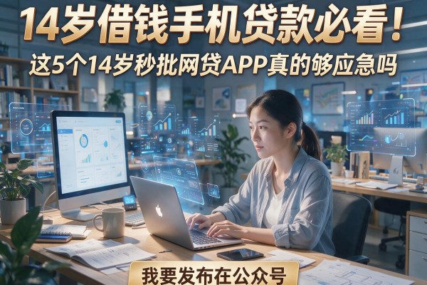 14岁借钱手机贷款必看！这5个14岁秒批网贷APP真的够应急吗？